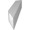 Ekena Millwork 5 1/2-in. W x 14-in. D x 26-in. H Traditional Architectural Grade PVC Knee Brace BRCP055X14X26TRA - alternate 3
